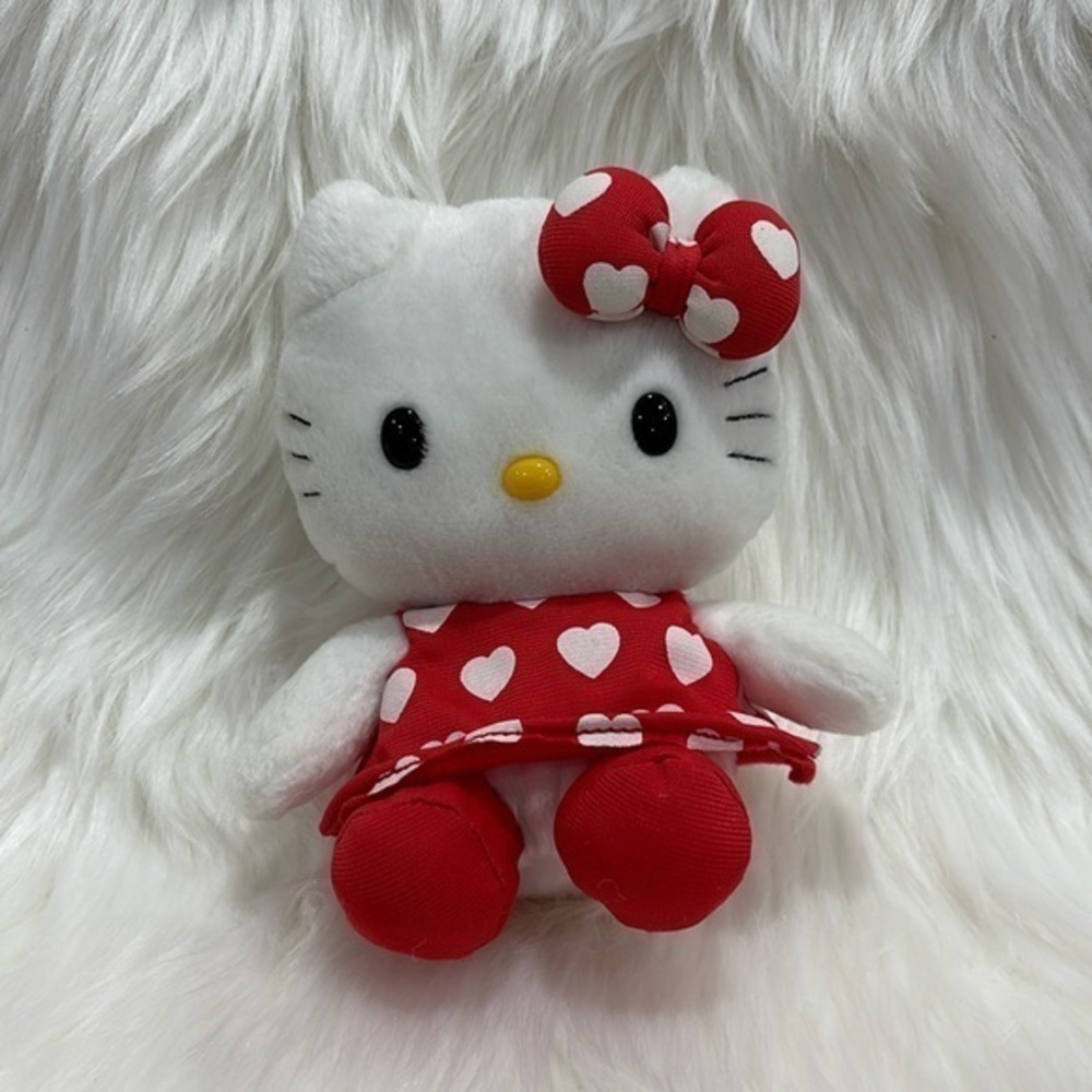 RARE NEW MCDonalds happy meal Hello Kitty reversible Big Mac plush JAPAN